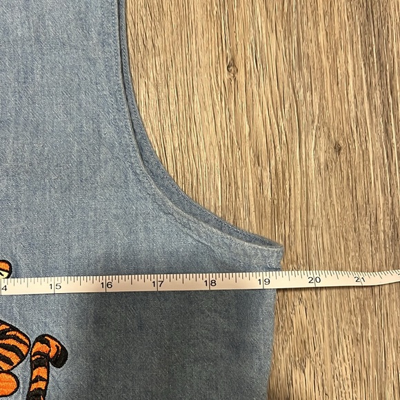 Disney Vintage Embroidered Chambray Vest - Picture 7 of 10